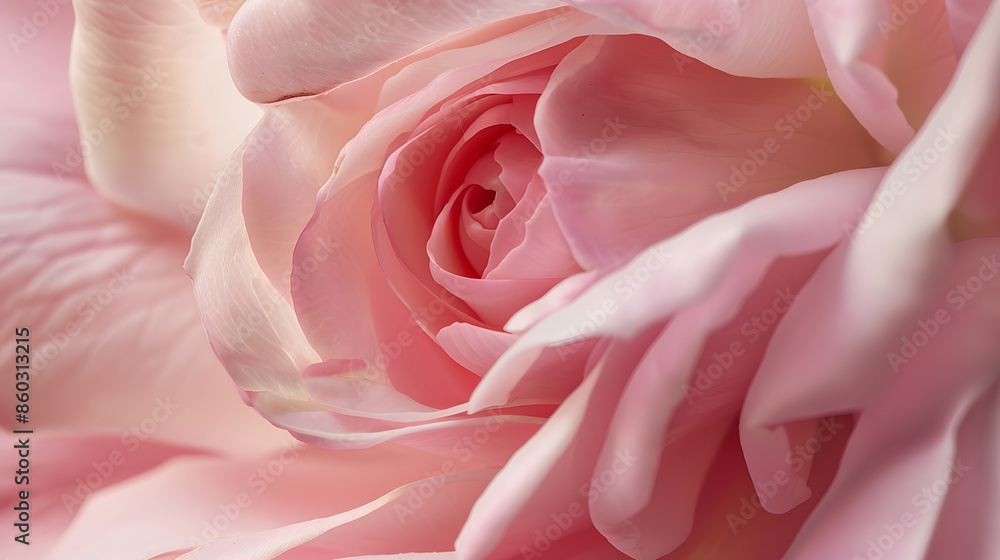 Close up of a pink rose : Generative AI Close up of a pink rose : Generative AI