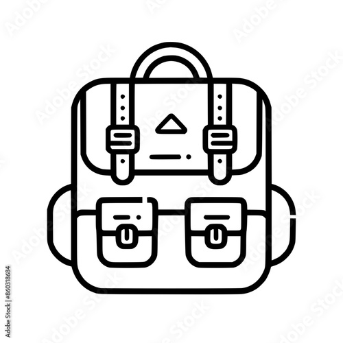 backpack icon, backpack svg, backpack png, backpack vector, suitcase icon, travel icon, vacation icon, baggage icon, bag icon, business icon, tourism icon, luggage icon, holiday icon, summer icon, tra photo