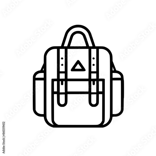 backpack icon, backpack svg, backpack png, backpack vector, suitcase icon, travel icon, vacation icon, baggage icon, bag icon, business icon, tourism icon, luggage icon, holiday icon, summer icon, tra