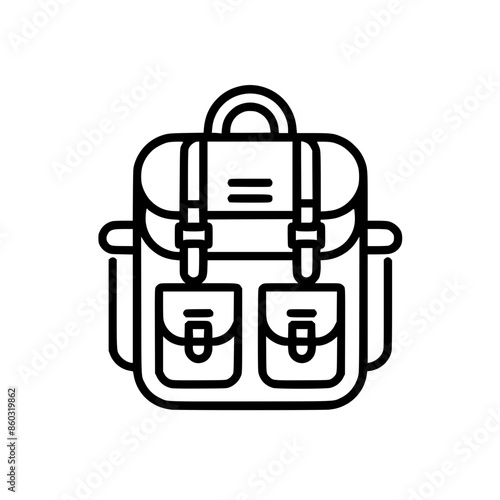 backpack icon, backpack svg, backpack png, backpack vector, suitcase icon, travel icon, vacation icon, baggage icon, bag icon, business icon, tourism icon, luggage icon, holiday icon, summer icon, tra photo