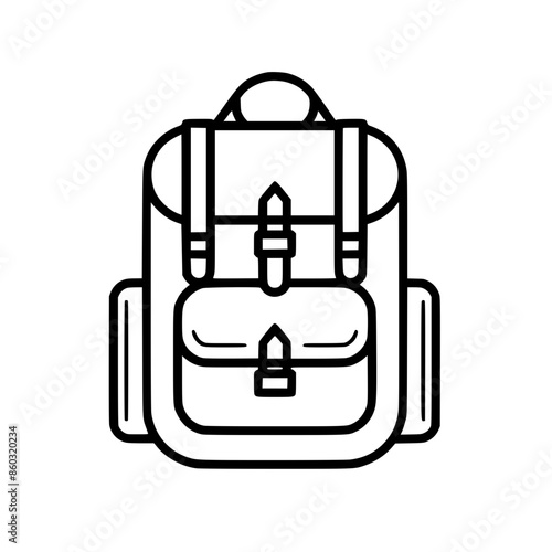 backpack icon, backpack svg, backpack png, backpack vector, suitcase icon, travel icon, vacation icon, baggage icon, bag icon, business icon, tourism icon, luggage icon, holiday icon, summer icon, tra photo