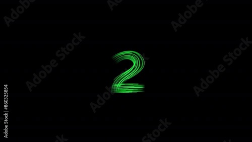 Colorful neon letters from A-Z, numbers and symbols.