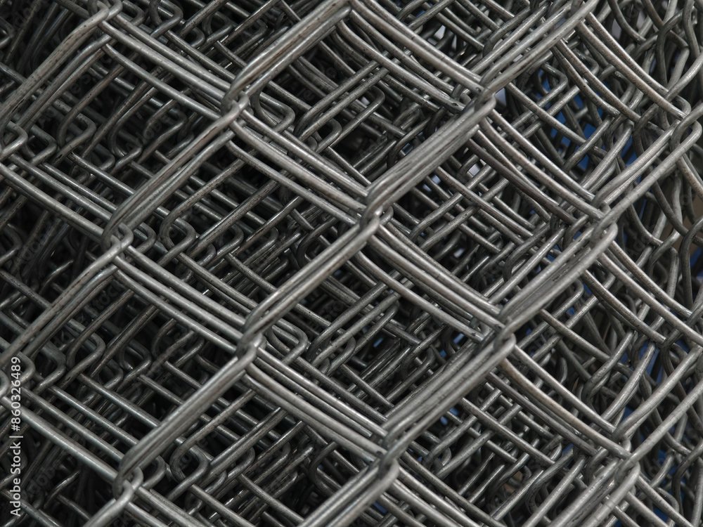 Steel chain link fence wire mesh texture and pattern Steel chain link fence wire mesh texture and pattern