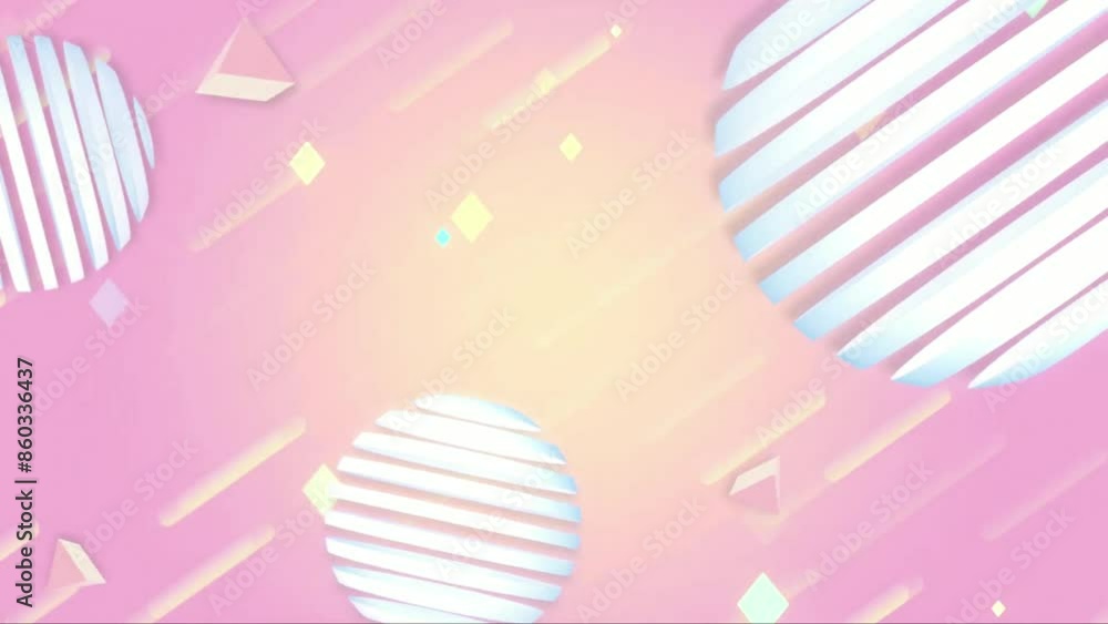 Multicolored Animated Background With Loops of Dynamic Animated Elements. Multicolored Animated Background With Loops of Dynamic Animated Elements.