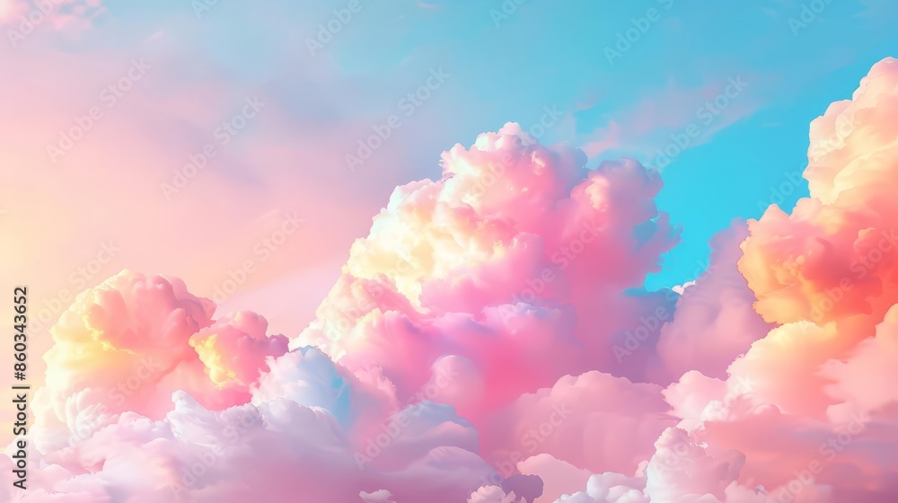 Abstract wallpaper with cloud patterns, soft and dreamy design, pastel and calming colors, ideal for creating a serene and peaceful atmosphere Abstract wallpaper with cloud patterns, soft and dreamy design, pastel and calming colors, ideal for creating a serene and peaceful atmosphere