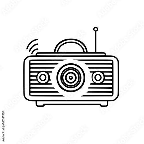 Radio icon, technology icon, communication icon, music icon, broadcast icon, microphone icon, speaker icon, web icon, website icon, mobile icon, business icon, internet icon, media icon, network icon,