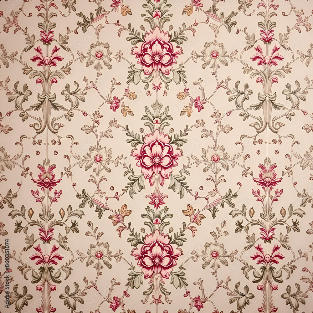 Obraz premium seamless floral pattern