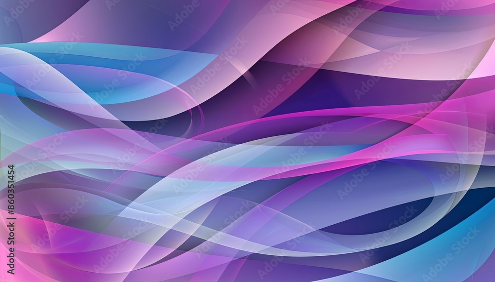 Abstract Colorful Waves in Purple, Pink, and Blue Tones Abstract Colorful Waves in Purple, Pink, and Blue Tones