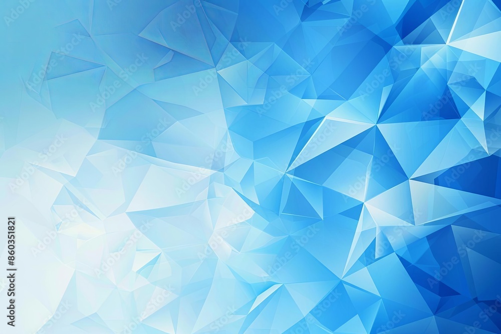 Abstract geometric background with blue and white polygons Abstract geometric background with blue and white polygons