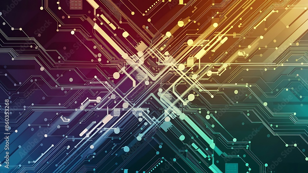 Abstract background with connecting dots and lines. Technology graphic design wallpaper Abstract background with connecting dots and lines. Technology graphic design wallpaper