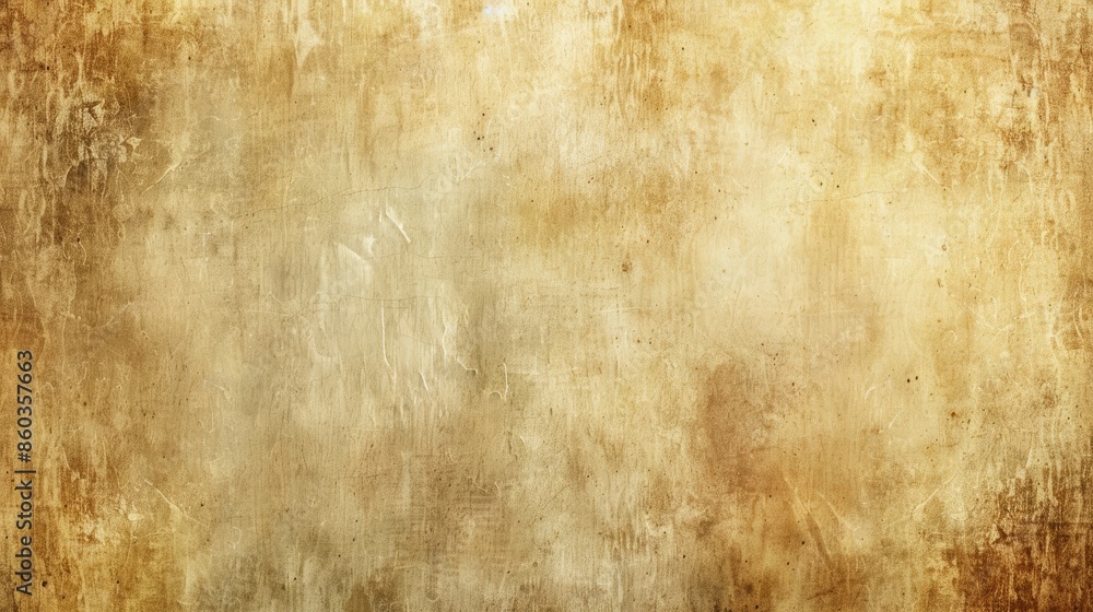 Obraz premium Old Rough Damaged Brown Stained Paper Backdrop Texture
