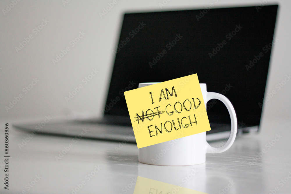 Fotografía I am good enough is shown using the text