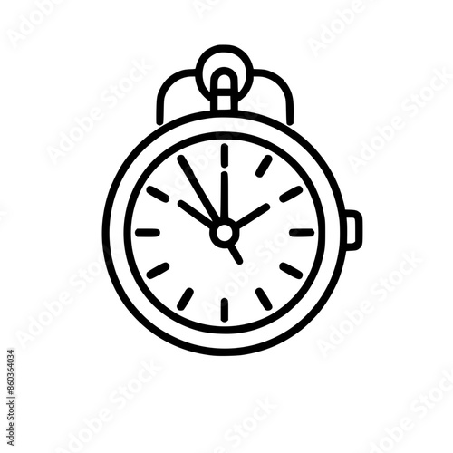 Pocket Watch icon, Pocket Watch PNG, Pocket Watch SVG, Vintage Pocket Watch vector, Vintage Pocket Watch cut files, Vintage Pocket Watch Silhouette, Stopwatch SVG, Svg files for Cricut, Clock clipart