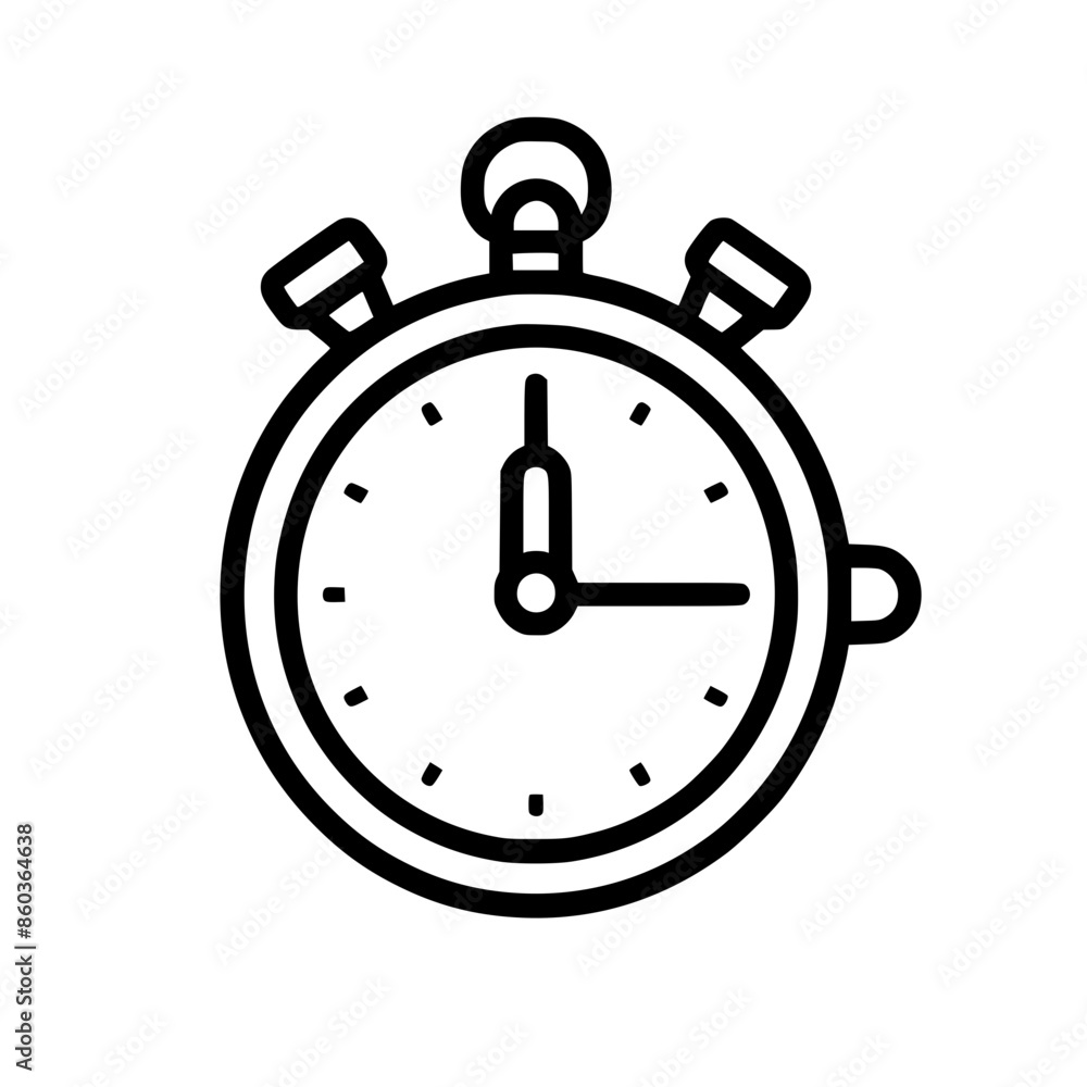 Pocket Watch  icon, Pocket Watch PNG, Pocket Watch SVG, Vintage Pocket Watch vector, Vintage Pocket Watch cut files, Vintage Pocket Watch Silhouette, Stopwatch SVG, Svg files for Cricut, Clock clipart