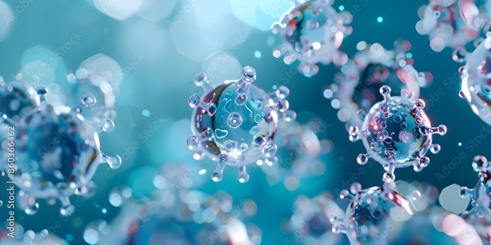 Discover the captivating universe of microscopic cellular structures and microbiological marvels. Concept Microscopic World, Cellular Structures, Microbiological Marvels, Hidden Universe