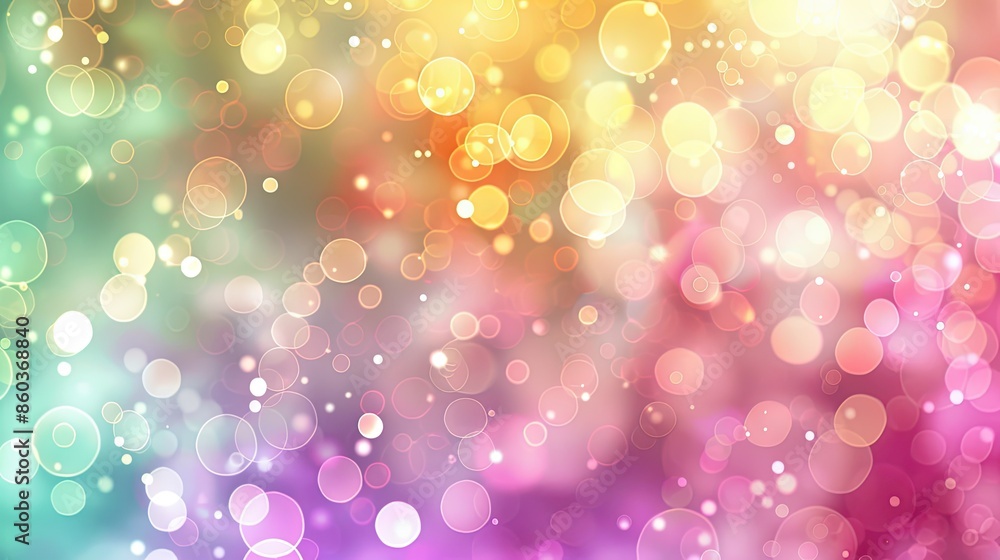 Abstract blur bokeh banner background. green colors pastel purple red gold yellow white silver pale pink bokeh background Abstract blur bokeh banner background. green colors pastel purple red gold yellow white silver pale pink bokeh background