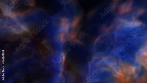 colorful space galaxy, supernova nebula background  © ANDREI