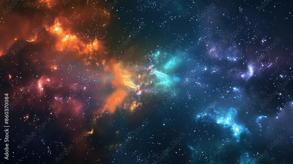 Fototapeta premium abstract space background star