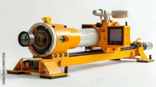 Fiber Optic Inspection Equipment: Provides illumination and magnification for inspecting internal aircraft structures isolated on white background