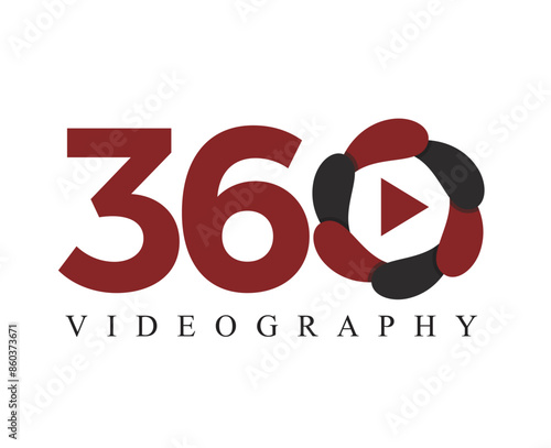 360 vector logo, used for videography companies.