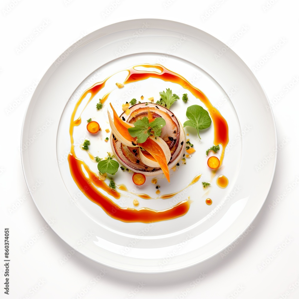 Famous food dish Isolated on a white background Famous food dish Isolated on a white background
