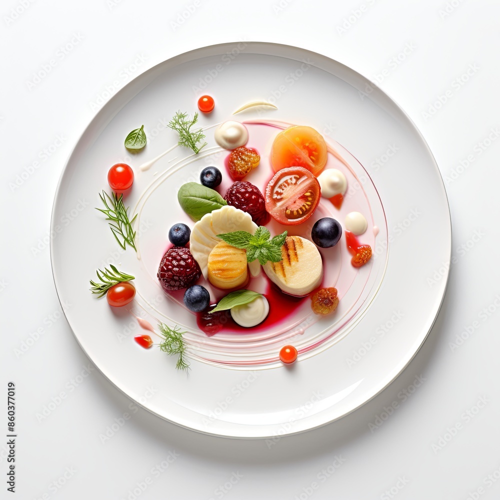 Famous food dish Isolated on a white background Famous food dish Isolated on a white background