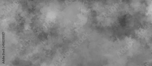 Abstract gray background soft white watercolor grunge texture. fog design with white smoke texture overlays. smoky effect for photos design. Vintage or grungy of White Concrete Texture.	