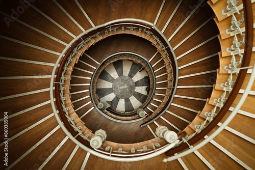 staircase in the church