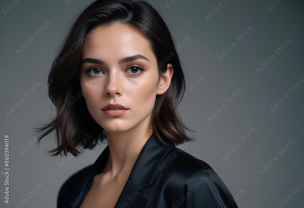 Beautiful girl front view photo Beautiful girl front view photo