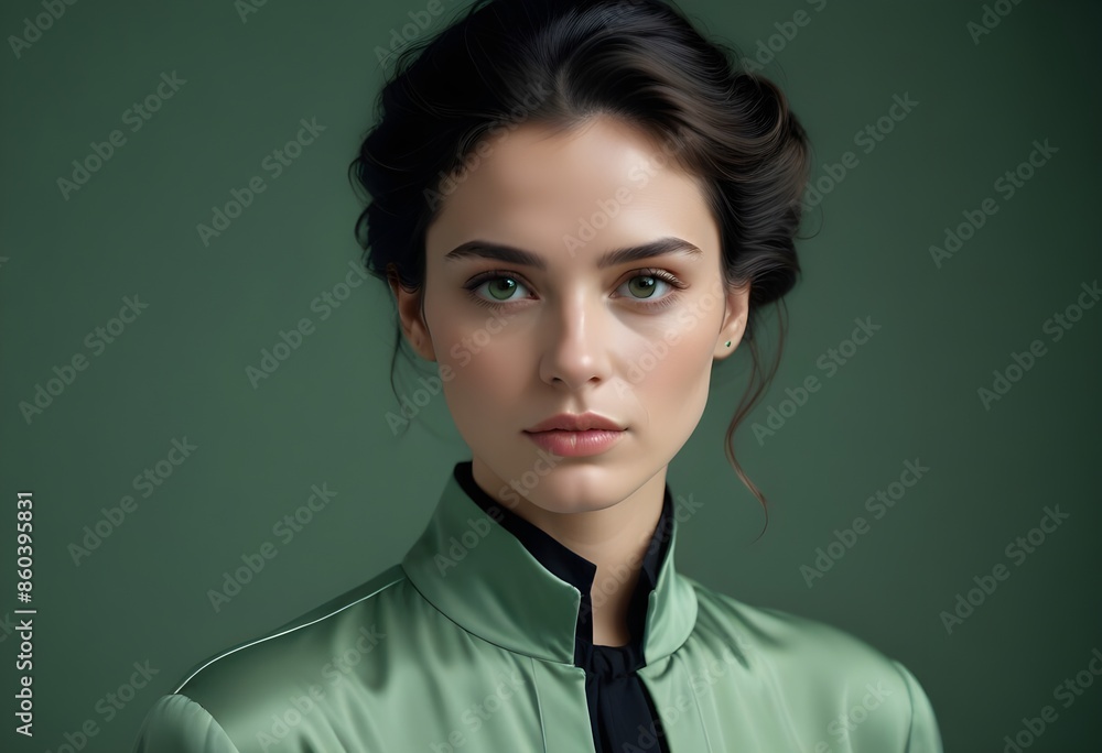 Beautiful girl front view photo Beautiful girl front view photo