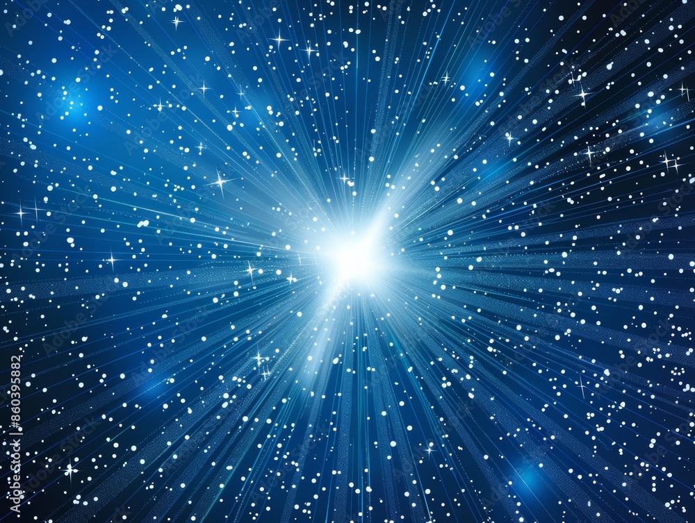 Blue Light Burst Effect Background IlluminatedStarburst Pattern Sparkling - Stunning Abstract Visual Art Concept. Blue Light Burst Effect Background IlluminatedStarburst Pattern Sparkling - Stunning Abstract Visual Art Concept.