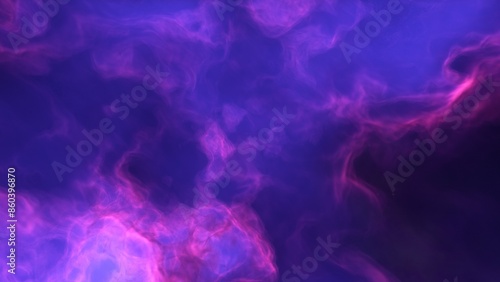 A blue and purple space background with stars and a galaxy 