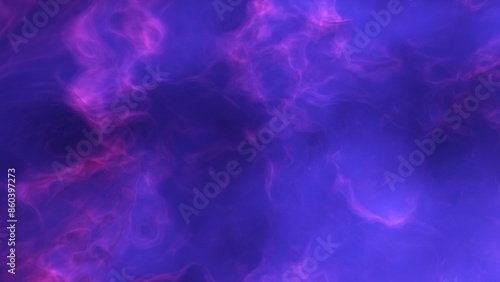 A blue and purple space background with stars and a galaxy 