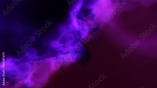 A purple space background with stars and a galaxy 