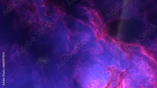 A purple space background with stars and a galaxy 