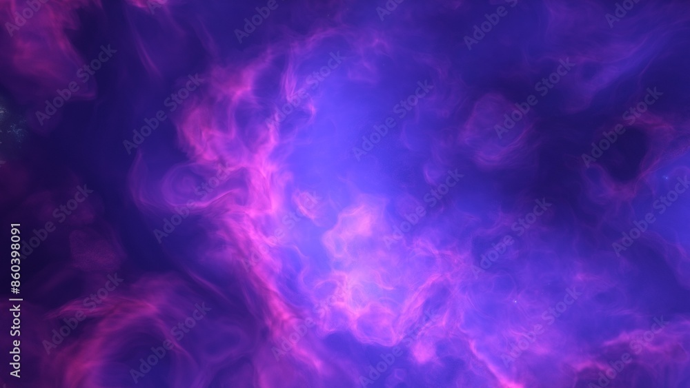 A blue and purple space background with stars and a galaxy A blue and purple space background with stars and a galaxy