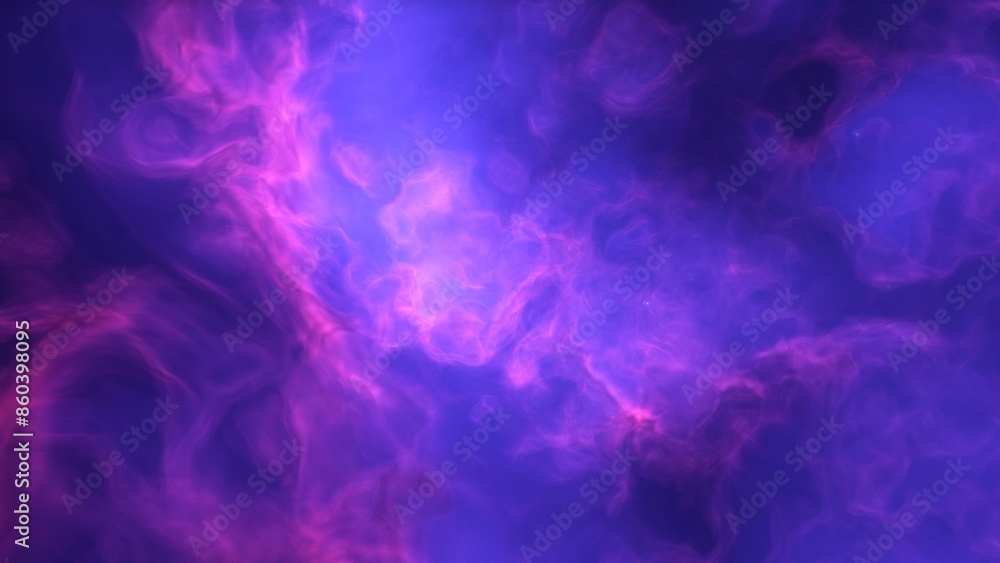 A blue and purple space background with stars and a galaxy A blue and purple space background with stars and a galaxy