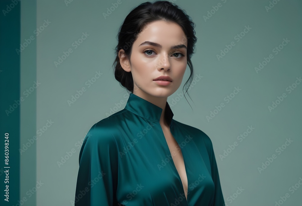 Beautiful girl front view photo Beautiful girl front view photo