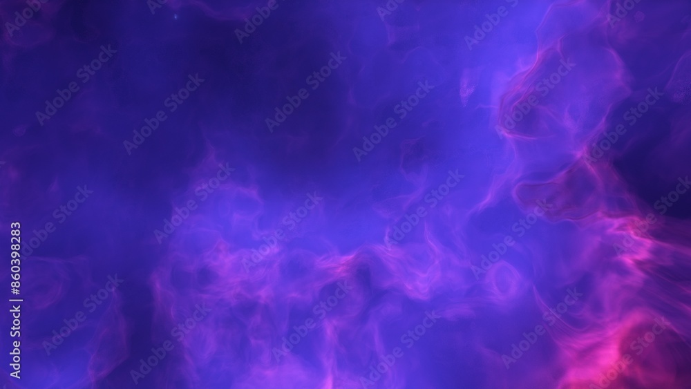 A blue and purple space background with stars and a galaxy A blue and purple space background with stars and a galaxy