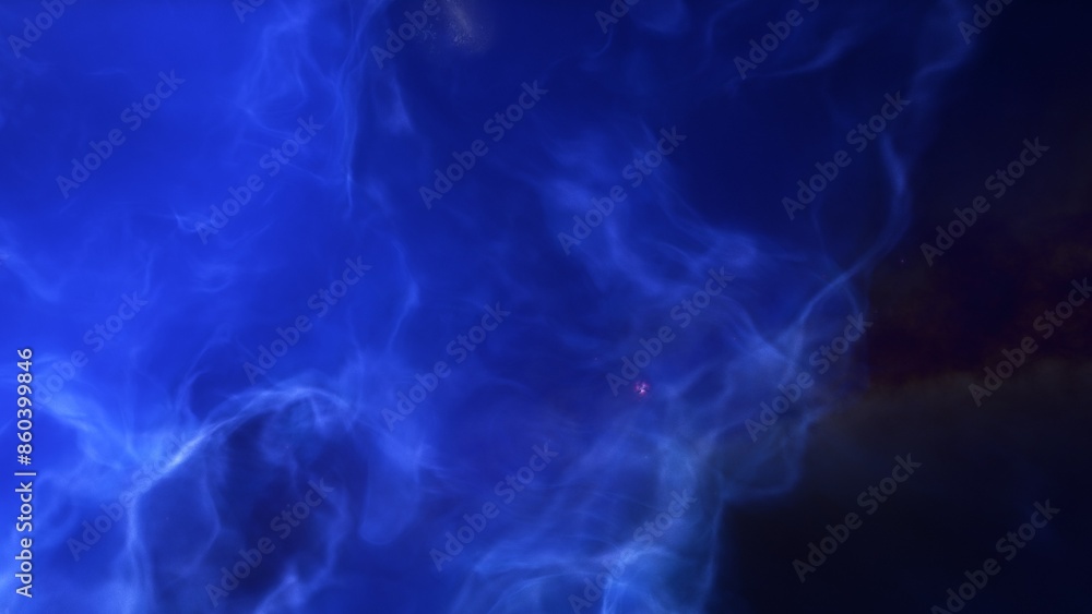 A blue and purple space background with stars and a galaxy A blue and purple space background with stars and a galaxy
