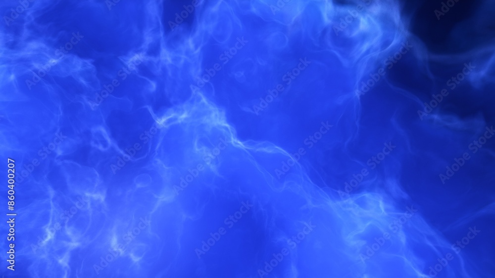A blue space background with stars and a galaxy A blue space background with stars and a galaxy