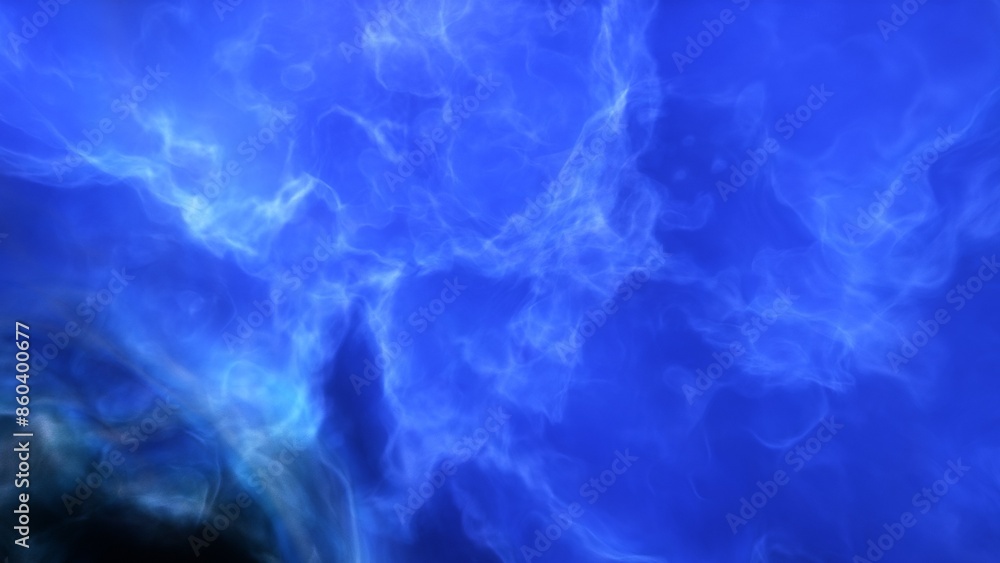 A blue and purple space background with stars and a galaxy A blue and purple space background with stars and a galaxy