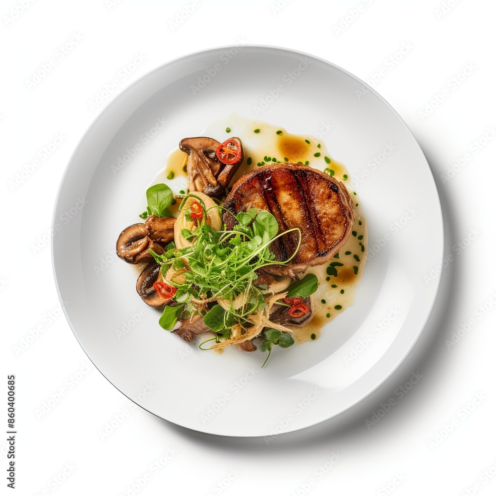 Famous food dish Isolated on a white background Famous food dish Isolated on a white background
