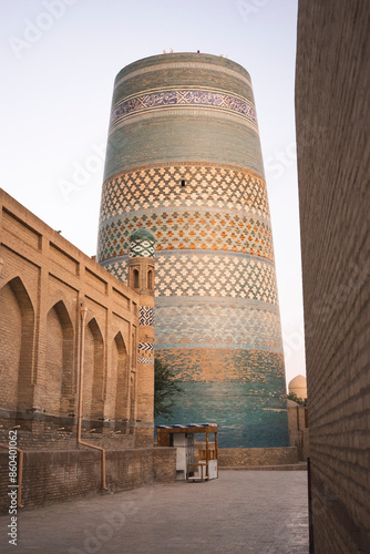 Kalta Minor in the ancient city of Khiva, Uzbekistan photo