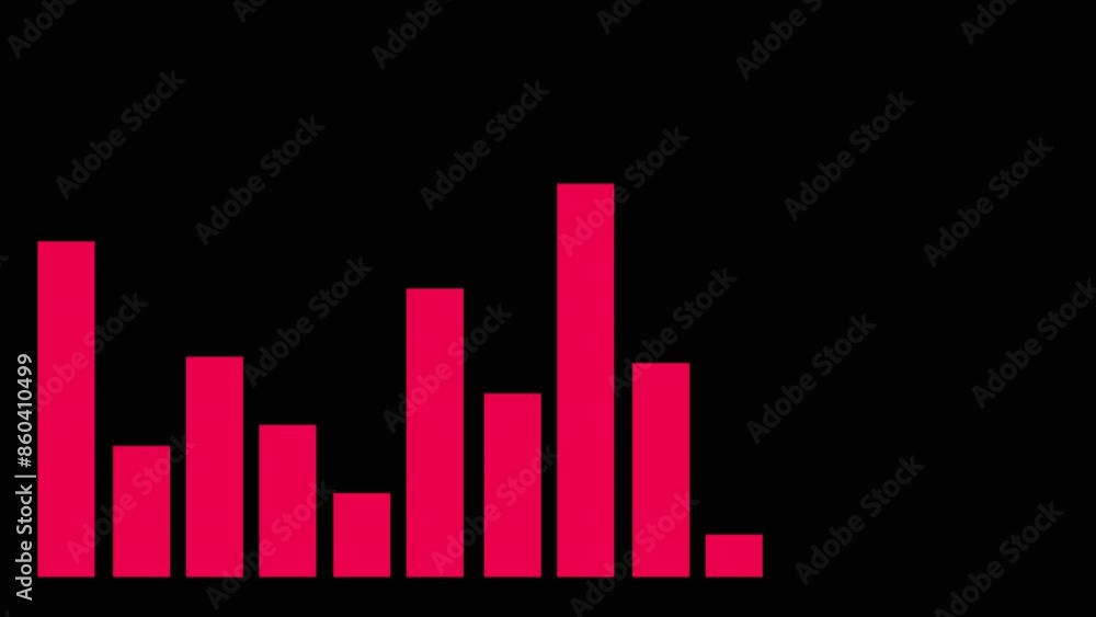 graph on black background graph on black background