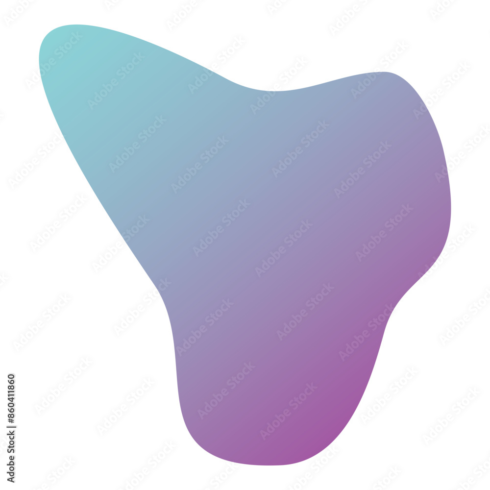 Liquid Fluid Gradient random organic shapes