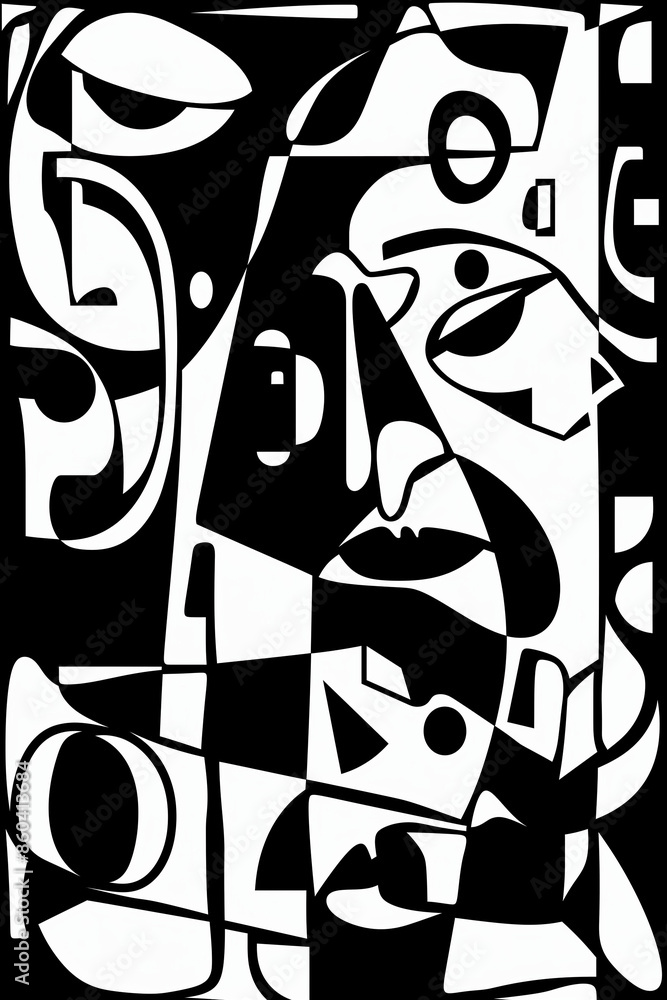 black and white modern geometric abstract background black and white modern geometric abstract background