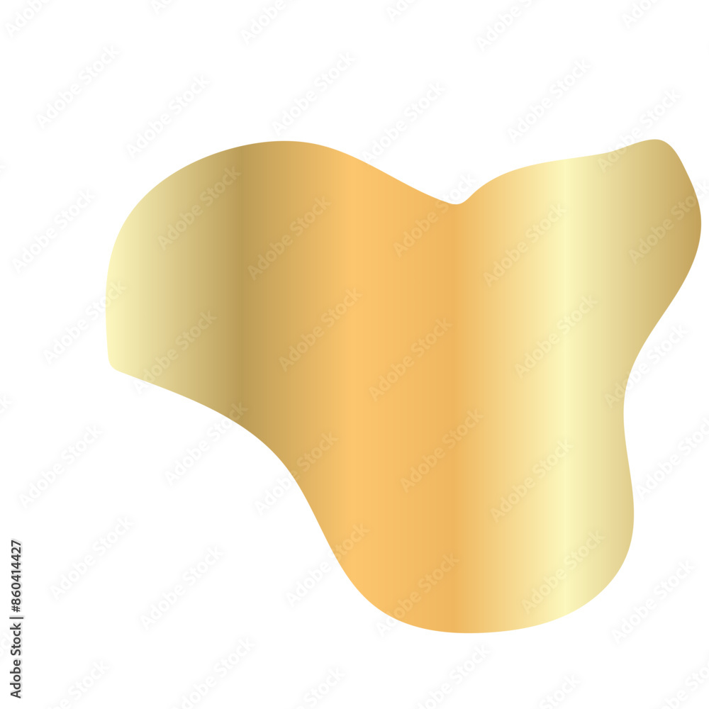 Liquid Fluid Golden Gradient random organic shapes Liquid Fluid Golden Gradient random organic shapes