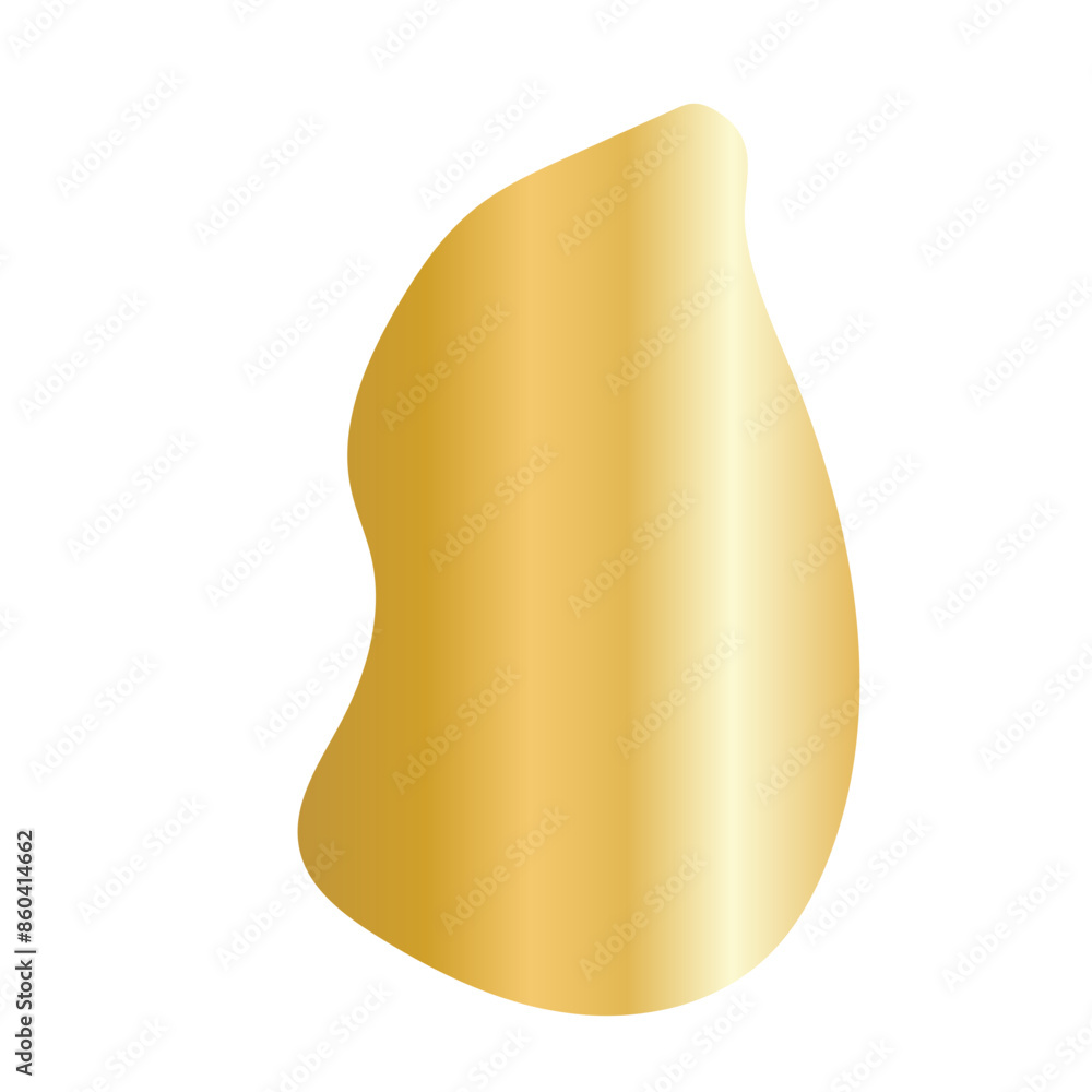 Liquid Fluid Golden Gradient random organic shapes Liquid Fluid Golden Gradient random organic shapes