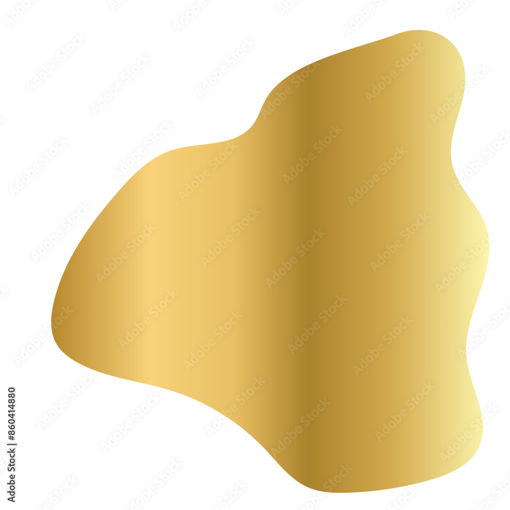 Liquid Fluid Golden Gradient random organic shapes Liquid Fluid Golden Gradient random organic shapes